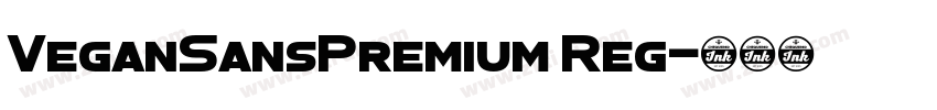 VeganSansPremium Reg字体转换
